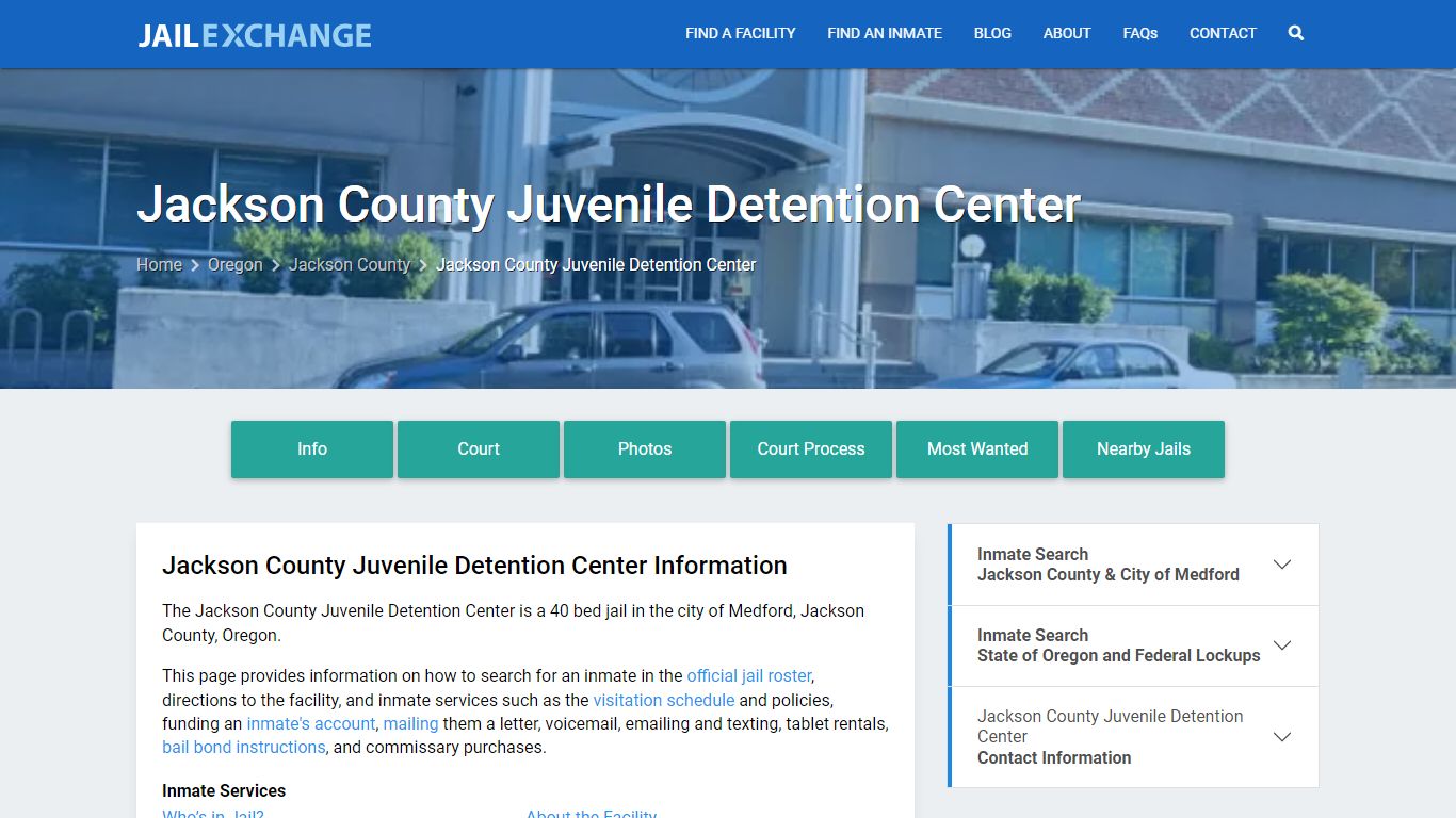Jackson County Juvenile Detention Center - Jail Exchange